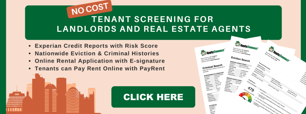 no cost landlord tenant screening