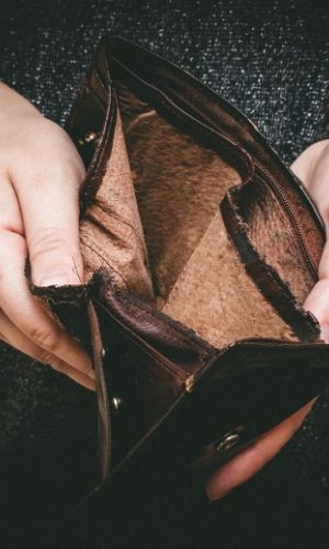 empty wallet